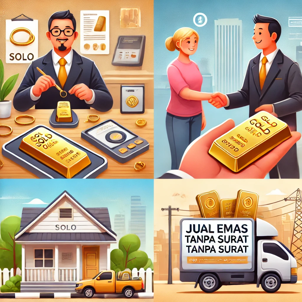 Jual Emas Tanpa Surat di Solo – Rekomendasi Tempat, Harga Terbaik 2025 & Proses Cepat!